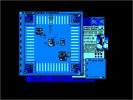 In game image of Soviet on the Amstrad CPC.