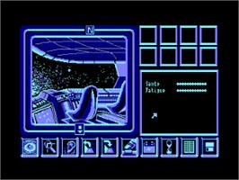 In game image of Star Trap on the Amstrad CPC.