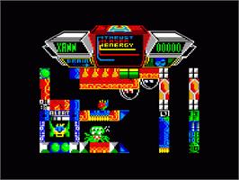In game image of Terminus: The Prison Planet on the Amstrad CPC.