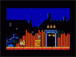 In game image of Titus the Fox: To Marrakech and Back on the Amstrad CPC.