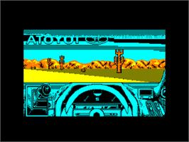 In game image of Toyota Celica GT Rally on the Amstrad CPC.