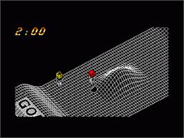 In game image of Vector Ball on the Amstrad CPC.