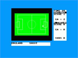 In game image of We Are the Champions on the Amstrad CPC.