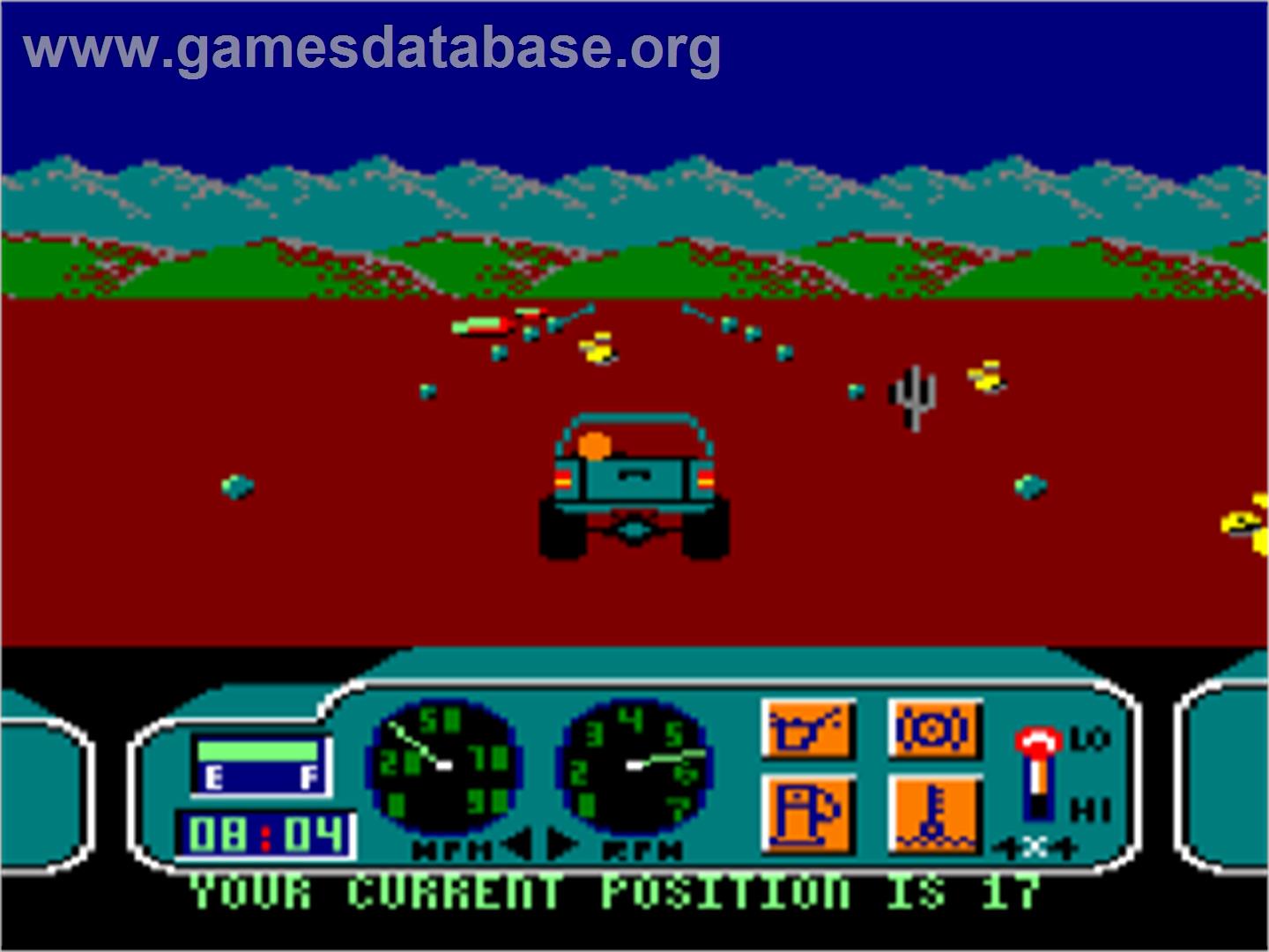 4x4 Off-Road Racing - Amstrad CPC - Artwork - In Game