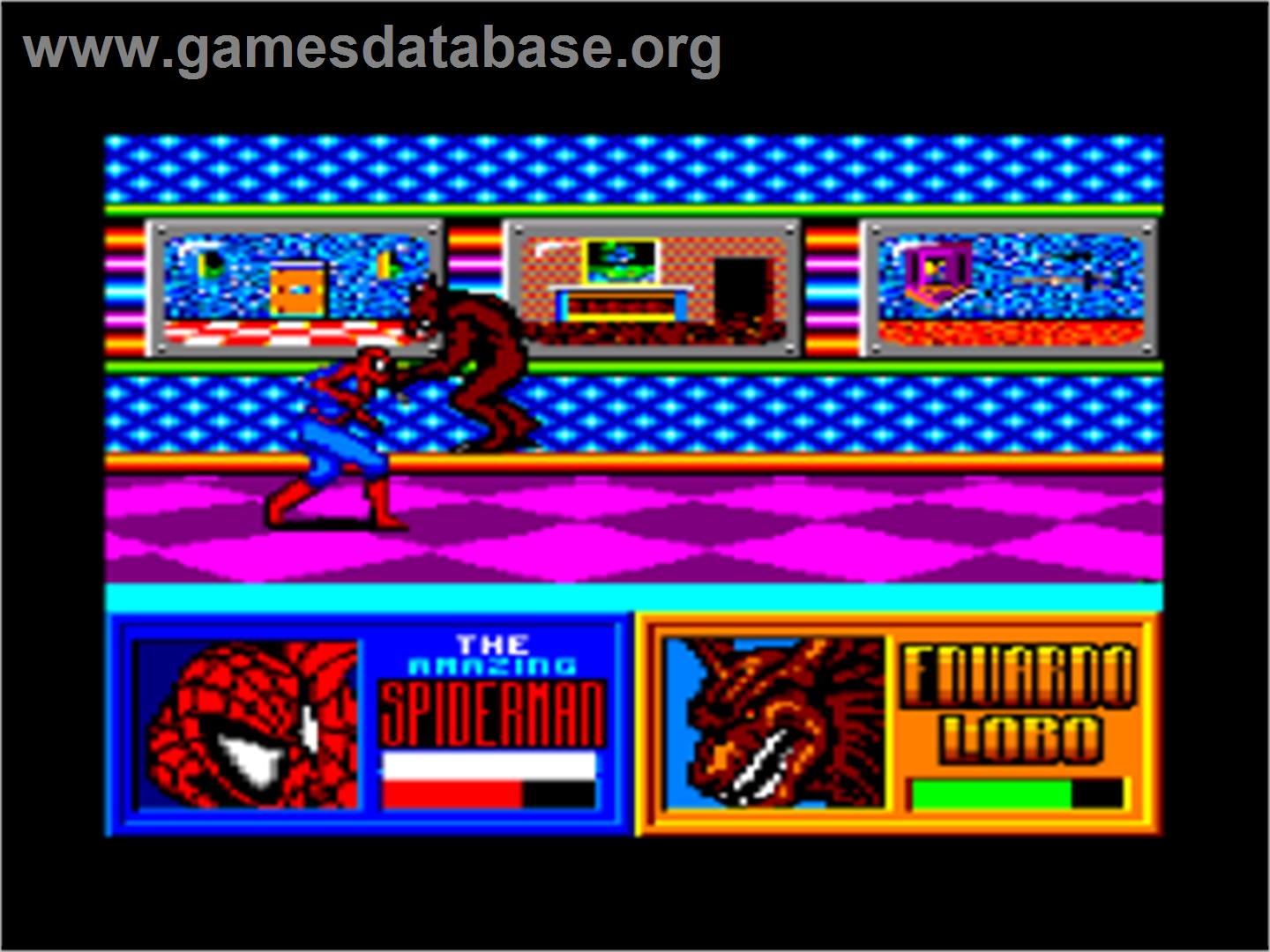 Amazing Spider-man: Dr. Doom's Revenge - Amstrad CPC - Artwork - In Game