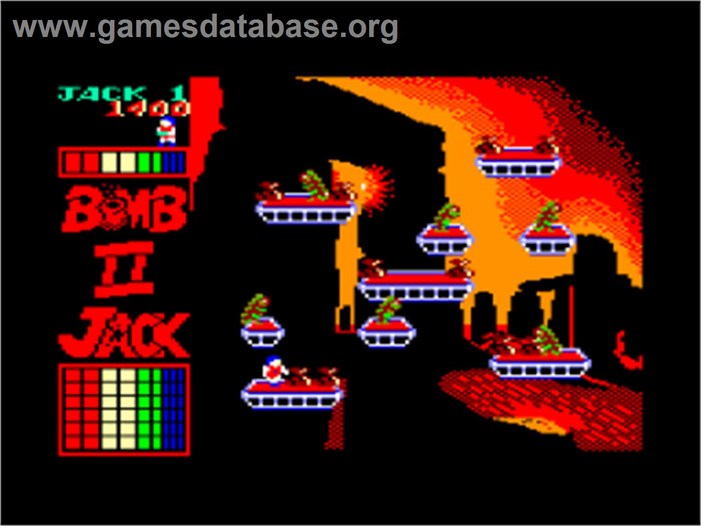 Bomb Jack 2 - Amstrad CPC - Artwork - In Game
