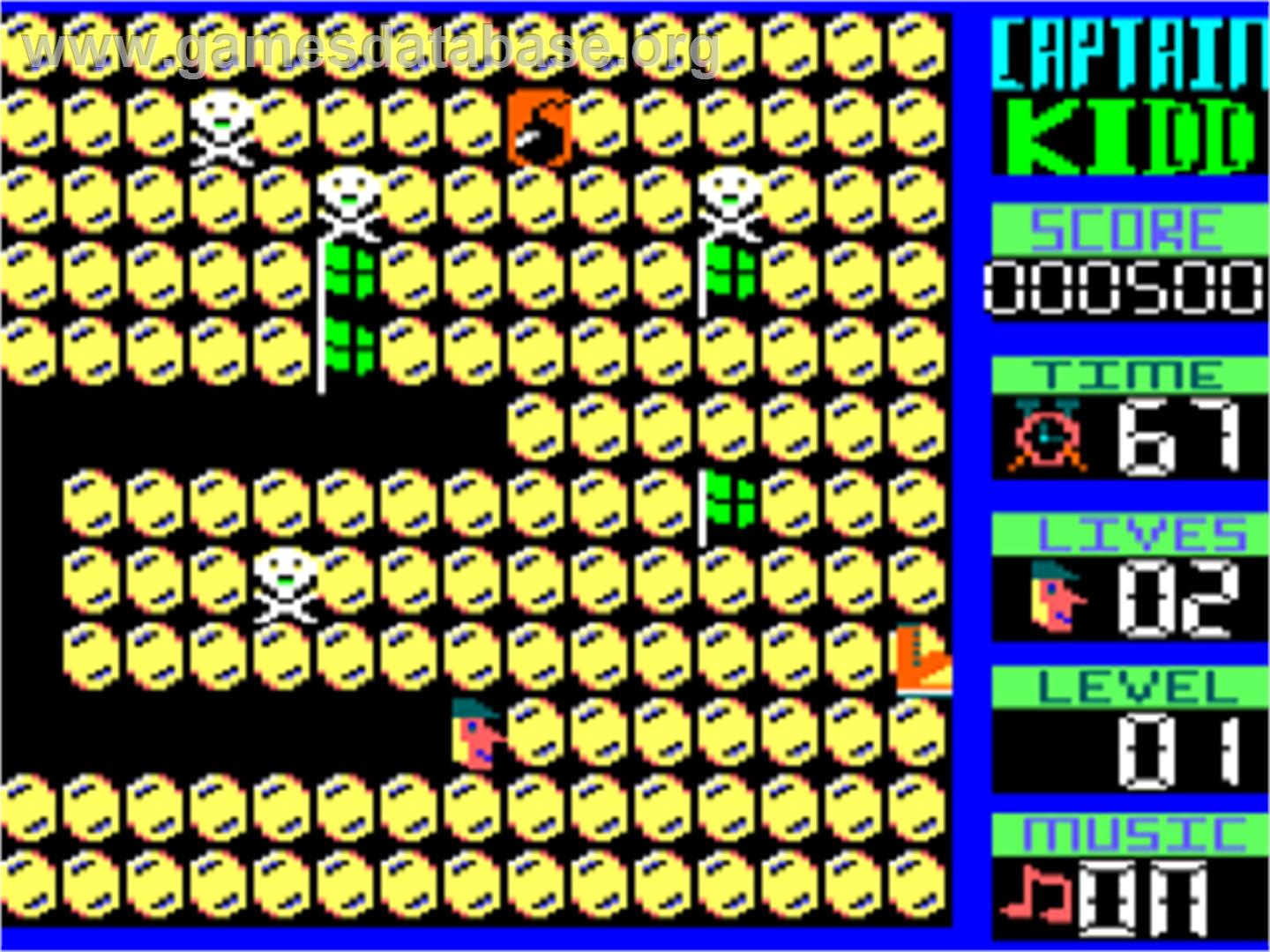 Captain Zapp - Amstrad CPC - Artwork - In Game