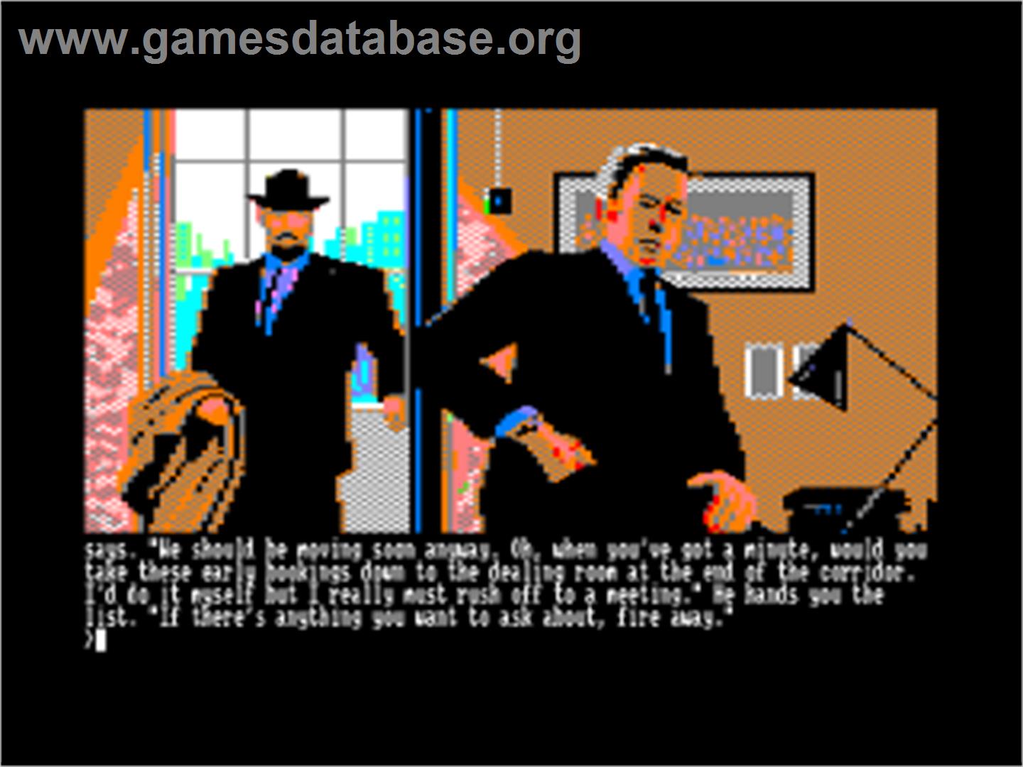 Corruption - Amstrad CPC - Artwork - In Game