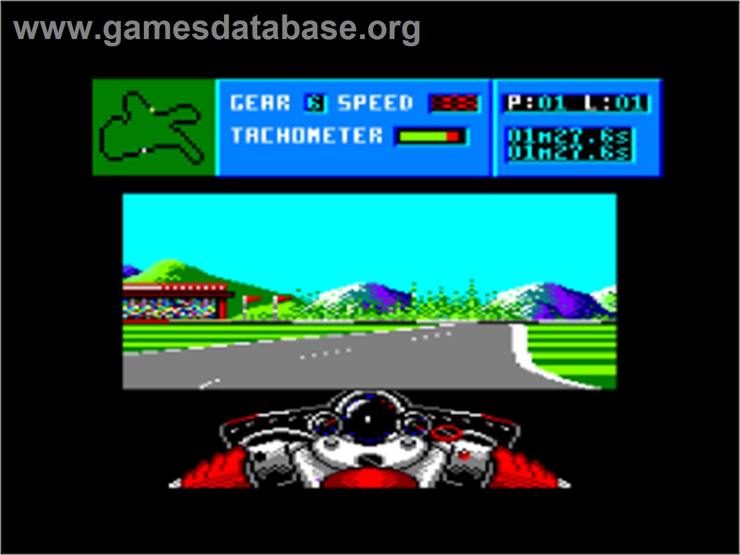 Cycles: International Grand Prix Racing - Amstrad CPC - Artwork - In Game