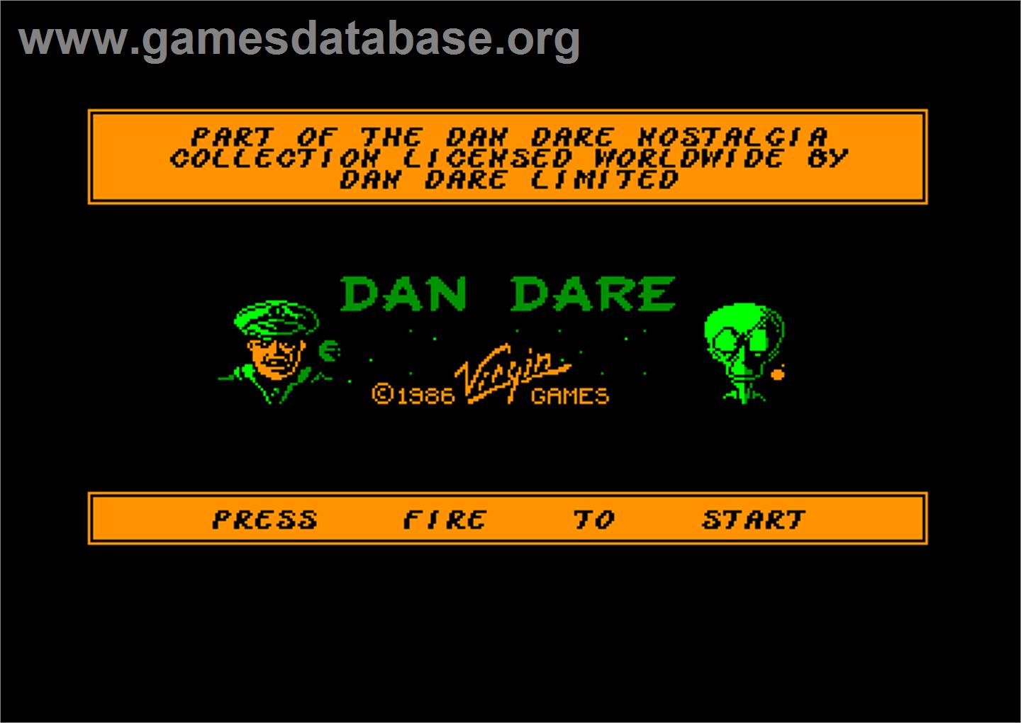 Dan Dare: Pilot of the Future - Amstrad CPC - Artwork - In Game
