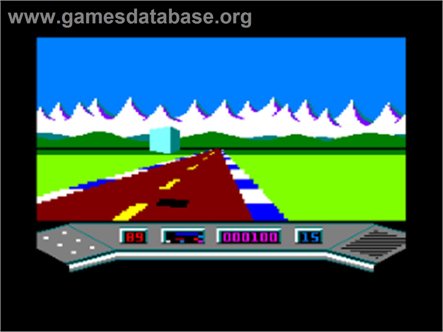Elektraglide - Amstrad CPC - Artwork - In Game