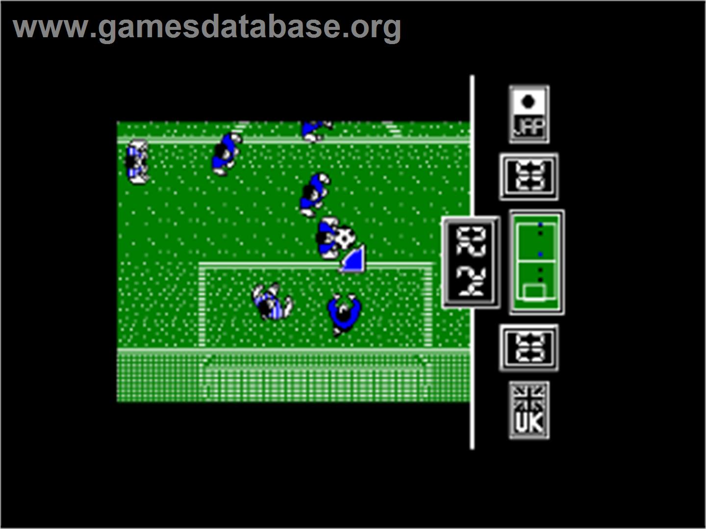 Fighting Soccer - Amstrad CPC - Artwork - In Game