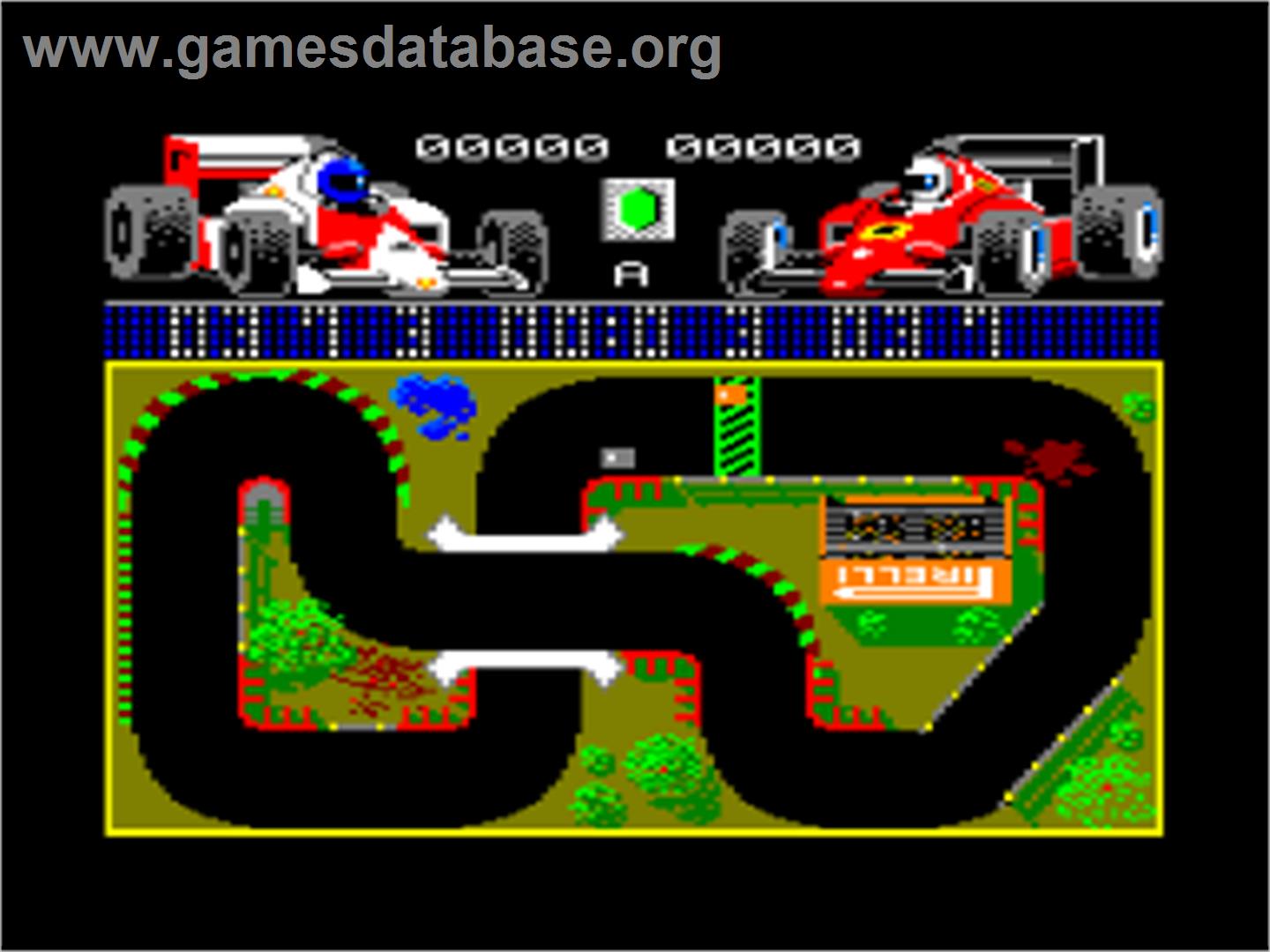 Grand Prix Simulator - Amstrad CPC - Artwork - In Game