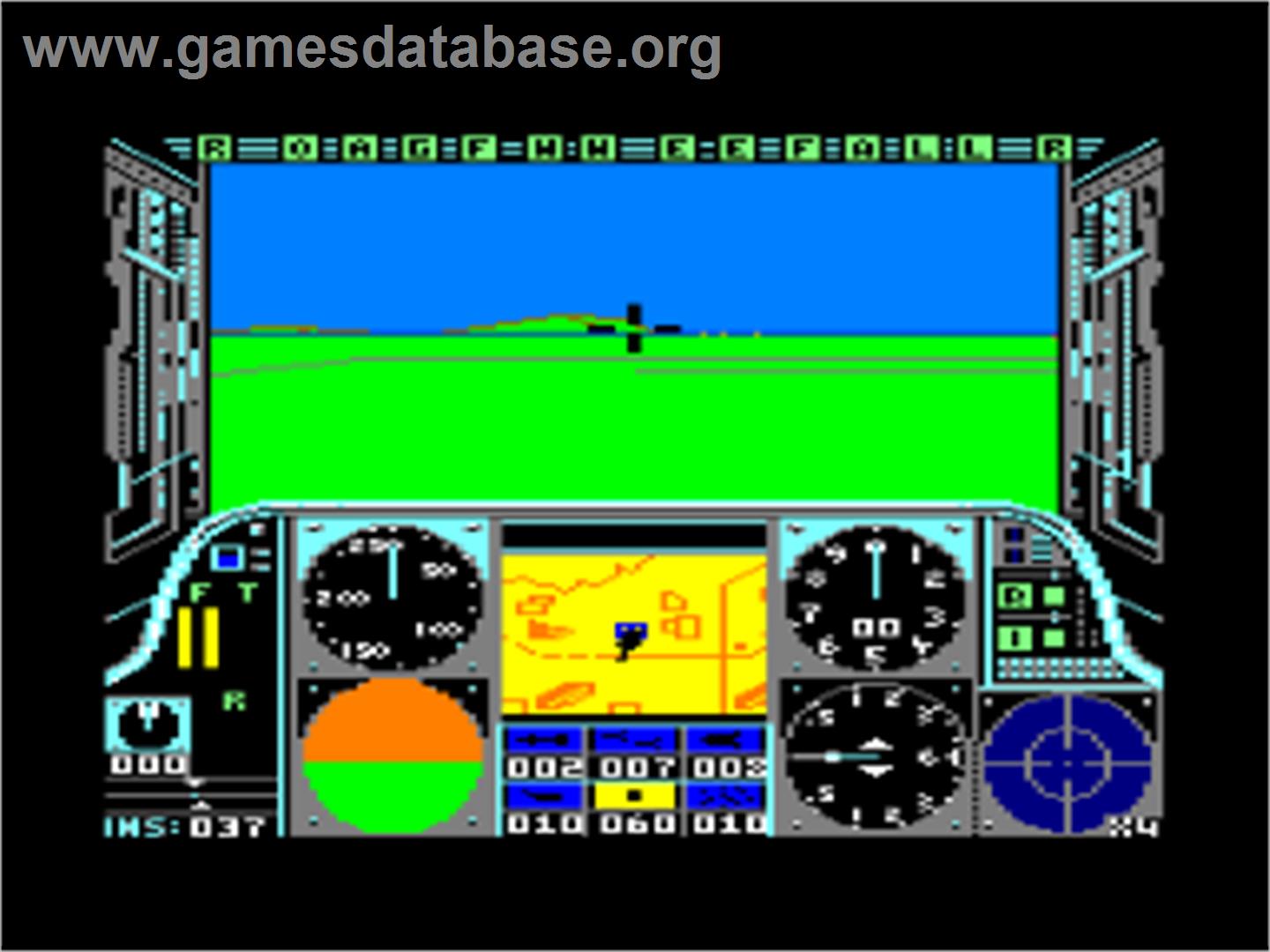 Gunship - Amstrad CPC - Artwork - In Game