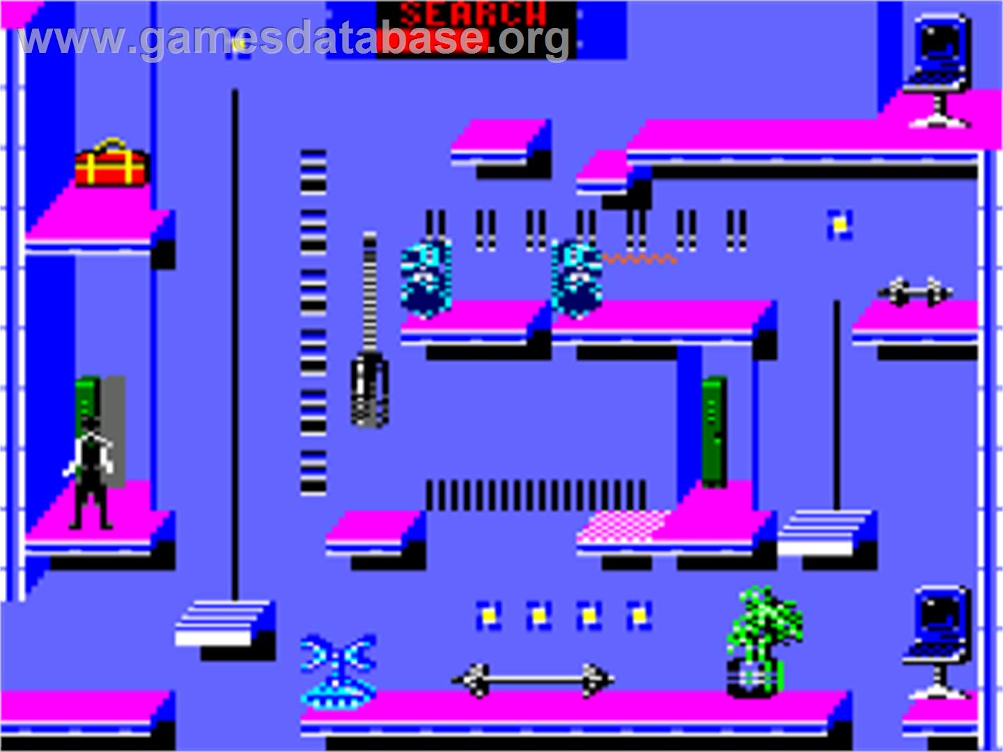 Impossible Mission - Amstrad CPC - Artwork - In Game