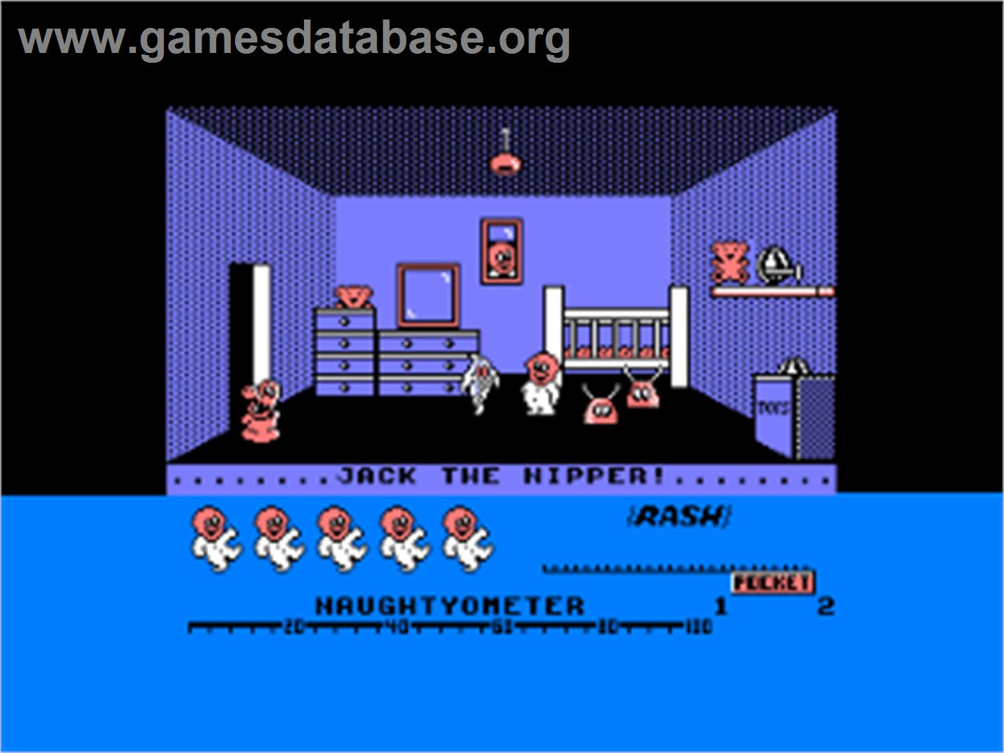 Jack the Nipper - Amstrad CPC - Artwork - In Game