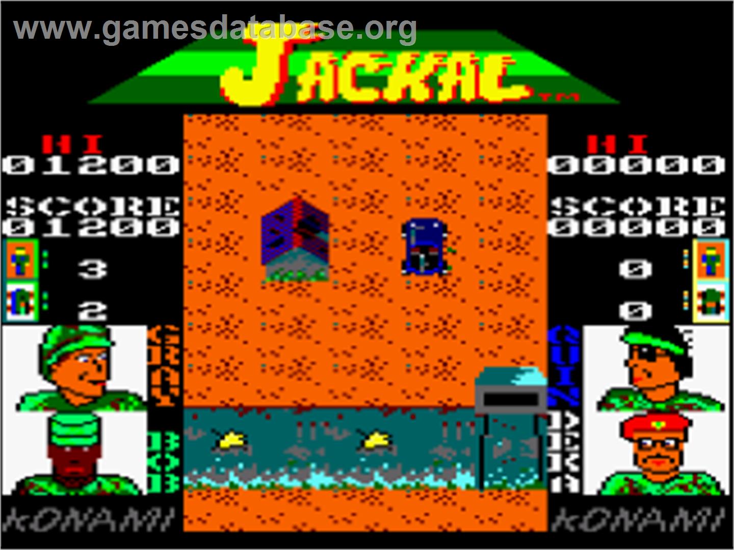 Jackal - Amstrad CPC - Artwork - In Game
