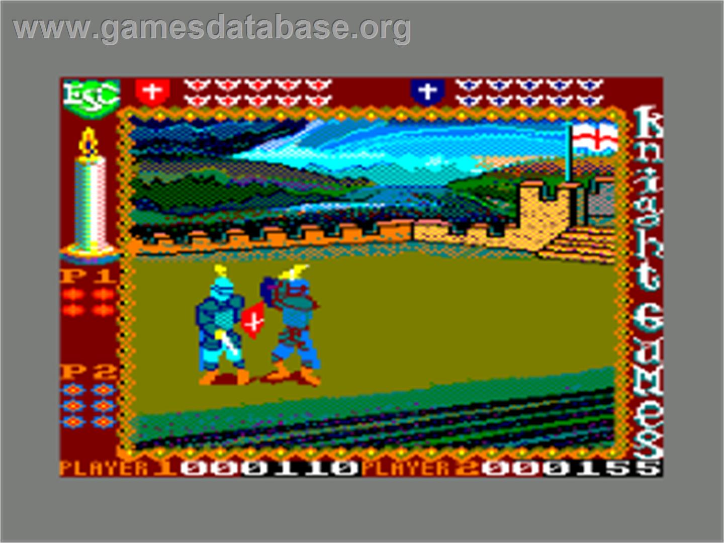 Knight Games - Amstrad CPC - Artwork - In Game
