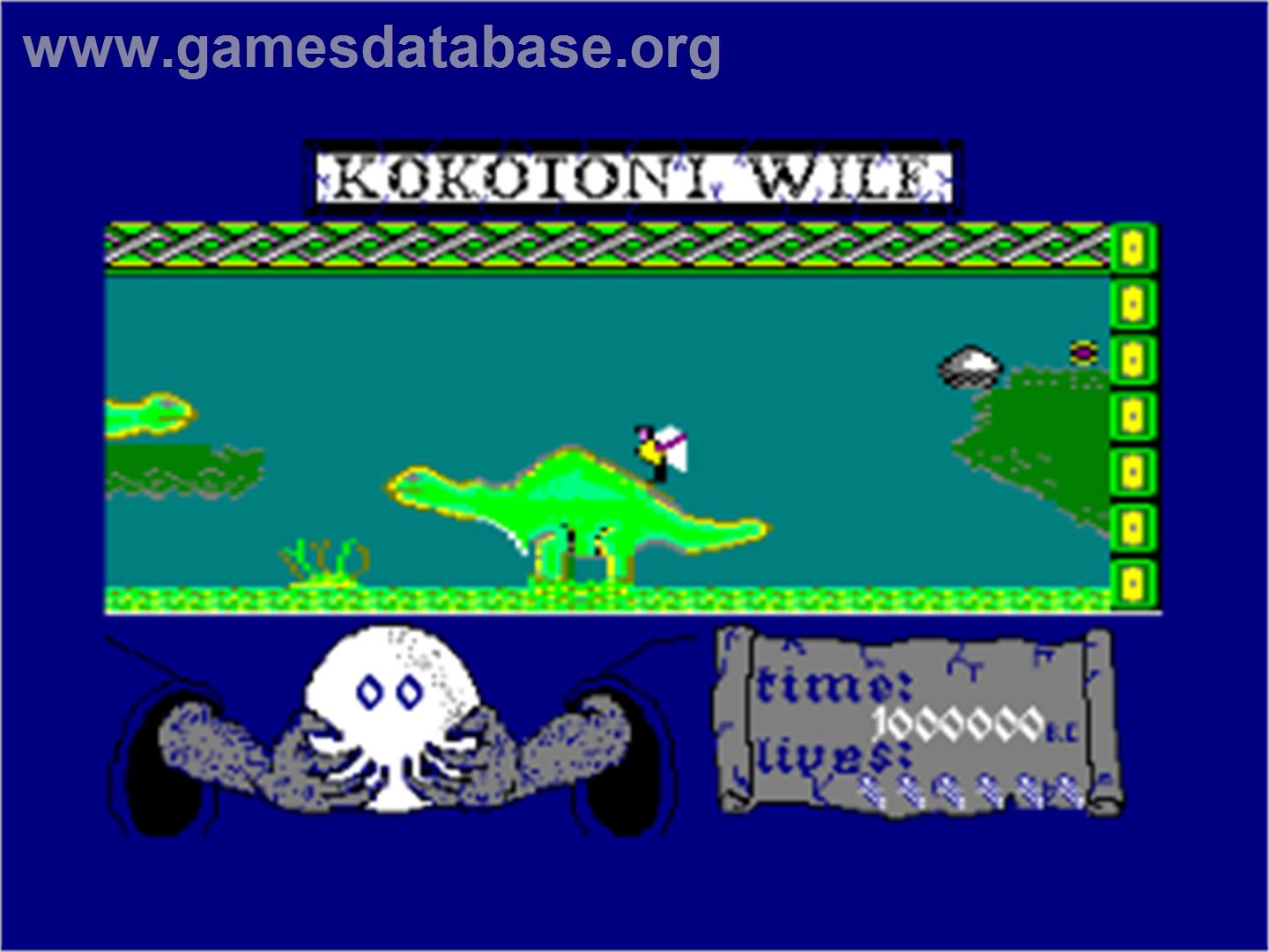 Kokotoni Wilf - Amstrad CPC - Artwork - In Game