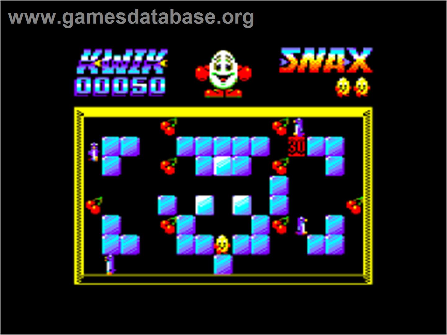 Kwik Snax - Amstrad CPC - Artwork - In Game