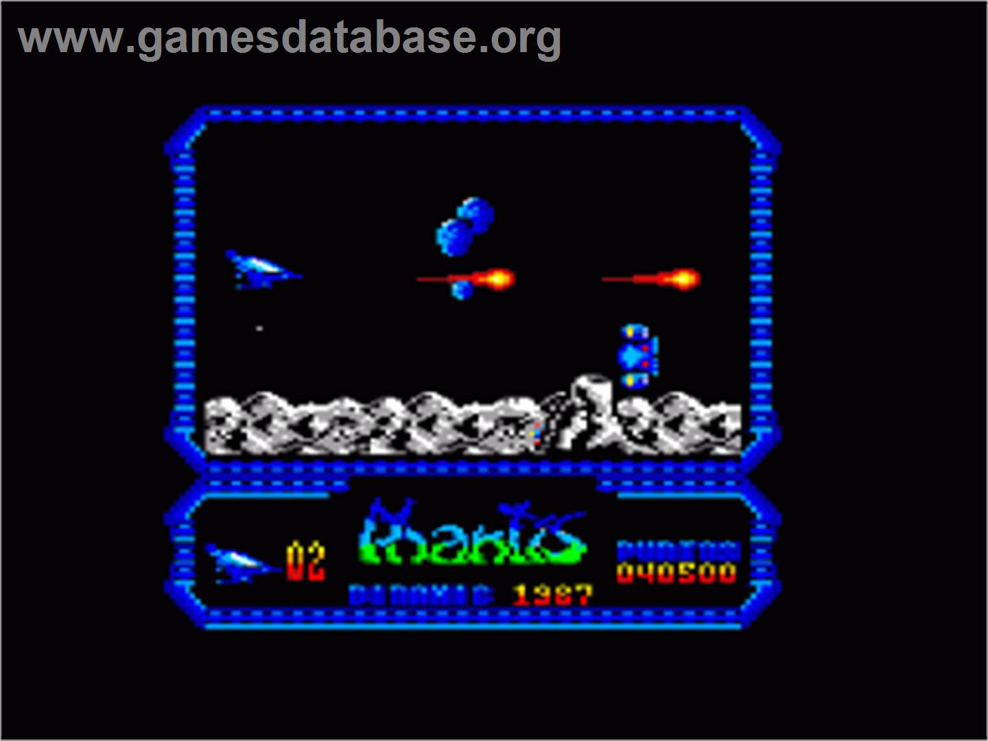 Phantis - Amstrad CPC - Artwork - In Game