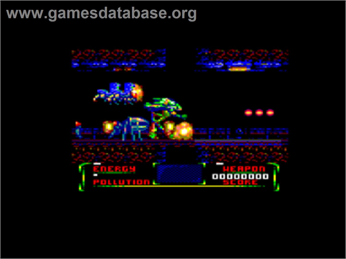 Robozone - Amstrad CPC - Artwork - In Game