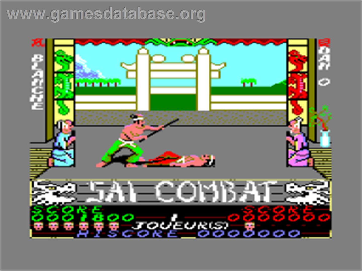 Sai Combat - Amstrad CPC - Artwork - In Game