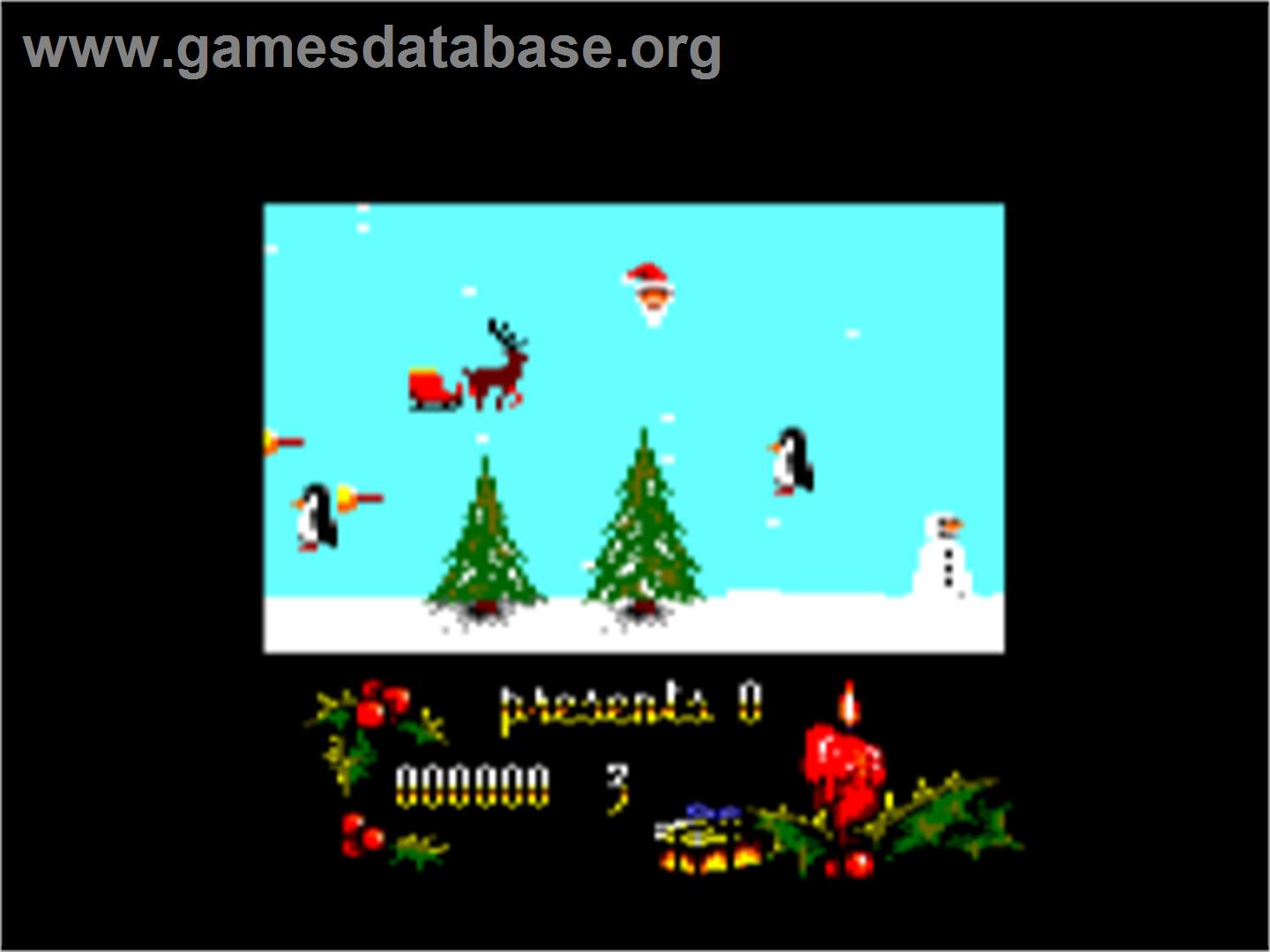 Santa's Xmas Caper - Amstrad CPC - Artwork - In Game