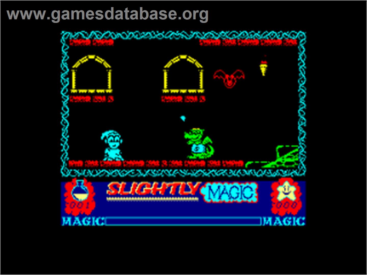 Slightly Magic - Amstrad CPC - Artwork - In Game