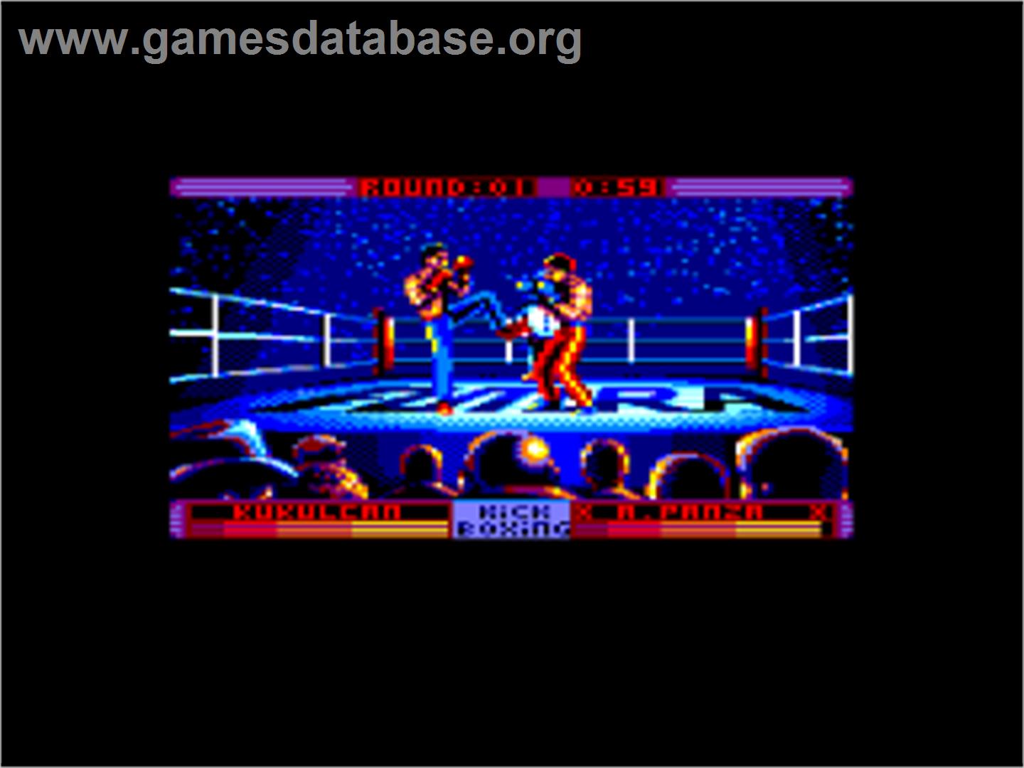 Star Rank Boxing - Amstrad CPC - Artwork - In Game