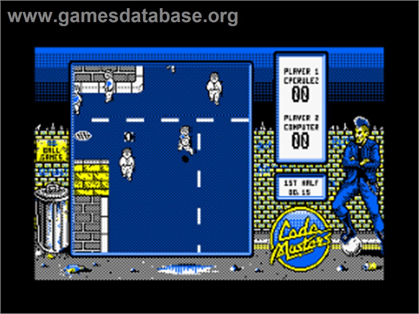 Street Cred Football - Amstrad CPC - Artwork - In Game