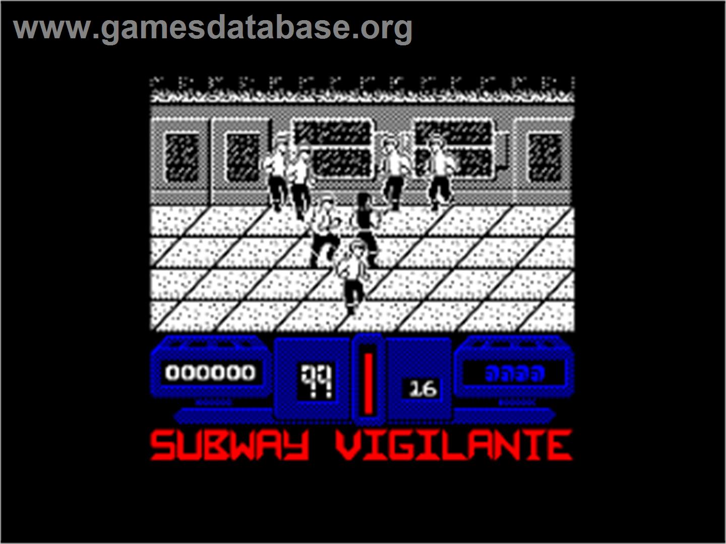 Subway Vigilante - Amstrad CPC - Artwork - In Game