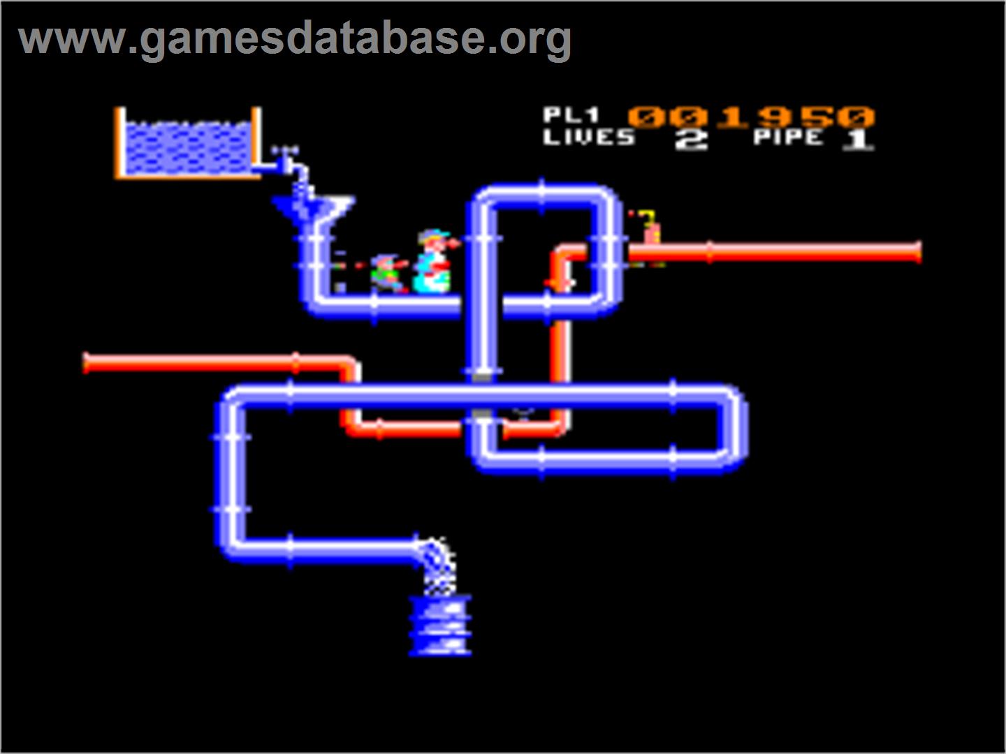 Super Pipeline 2 - Amstrad CPC - Artwork - In Game