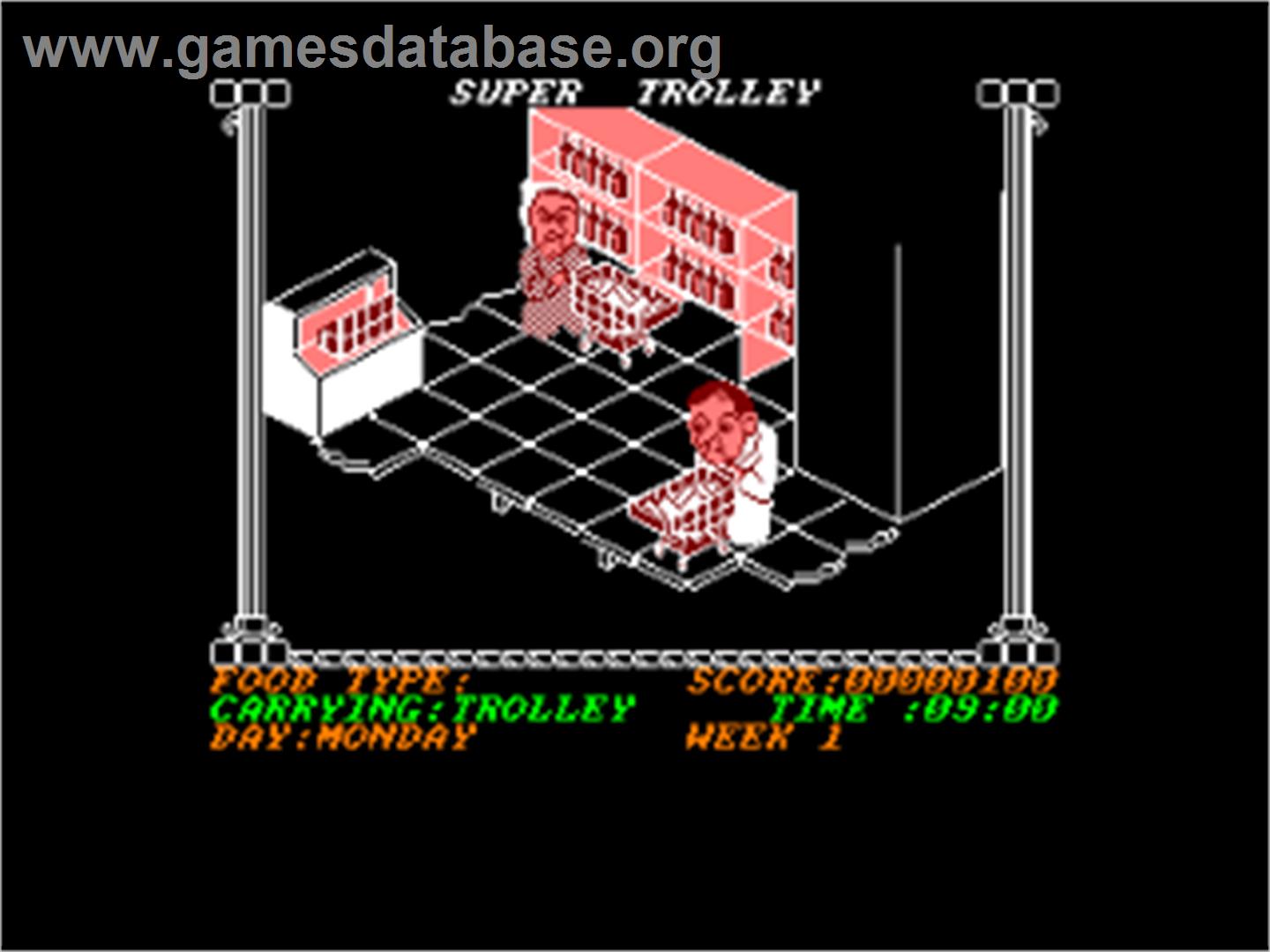 Super Trolley - Amstrad CPC - Artwork - In Game