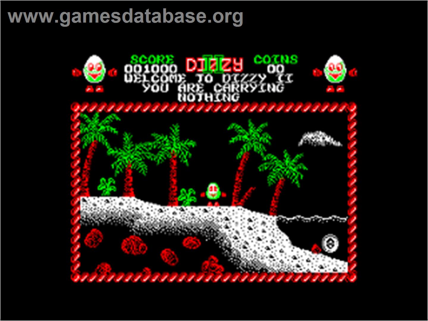 Treasure Island Dizzy - Amstrad CPC - Artwork - In Game