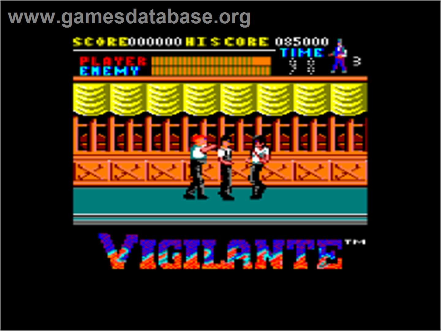 Vigilante - Amstrad CPC - Artwork - In Game