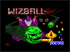 Title screen of 3D-Pinball on the Amstrad CPC.