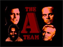 Title screen of A-Team on the Amstrad CPC.