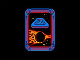 Title screen of Alien 8 on the Amstrad CPC.