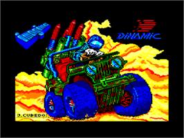 Title screen of Army Moves on the Amstrad CPC.