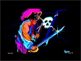 Title screen of Black Beard on the Amstrad CPC.