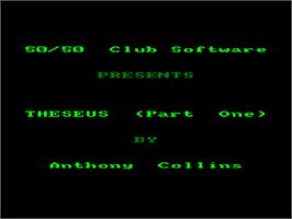 Title screen of Boss on the Amstrad CPC.