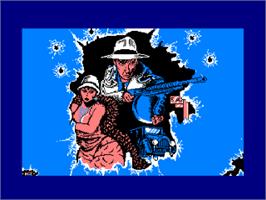 Title screen of Chicago 30's on the Amstrad CPC.