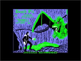 Title screen of Death Sword on the Amstrad CPC.