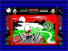 Title screen of Dizzy Collection on the Amstrad CPC.