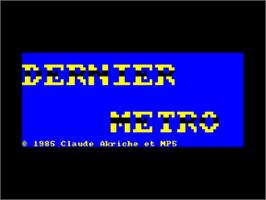 Title screen of Drazen Petrovic Basket on the Amstrad CPC.
