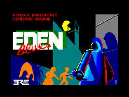 Title screen of Eden Blues on the Amstrad CPC.