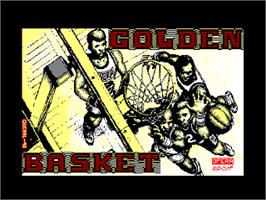 Title screen of Golden Basket on the Amstrad CPC.