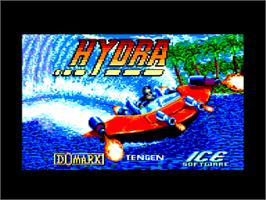 Title screen of Hydra on the Amstrad CPC.