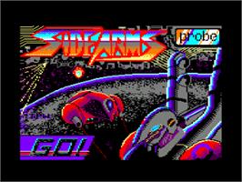 Title screen of Live Ammo on the Amstrad CPC.